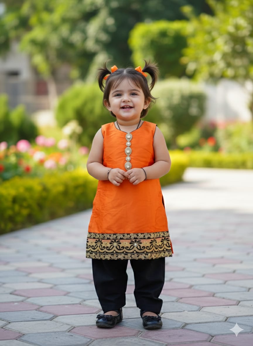 Silk dress for 3 year Girl