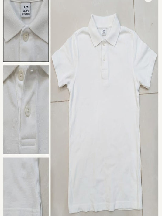 Polo White T Shirt 7 to 8 Year Boy