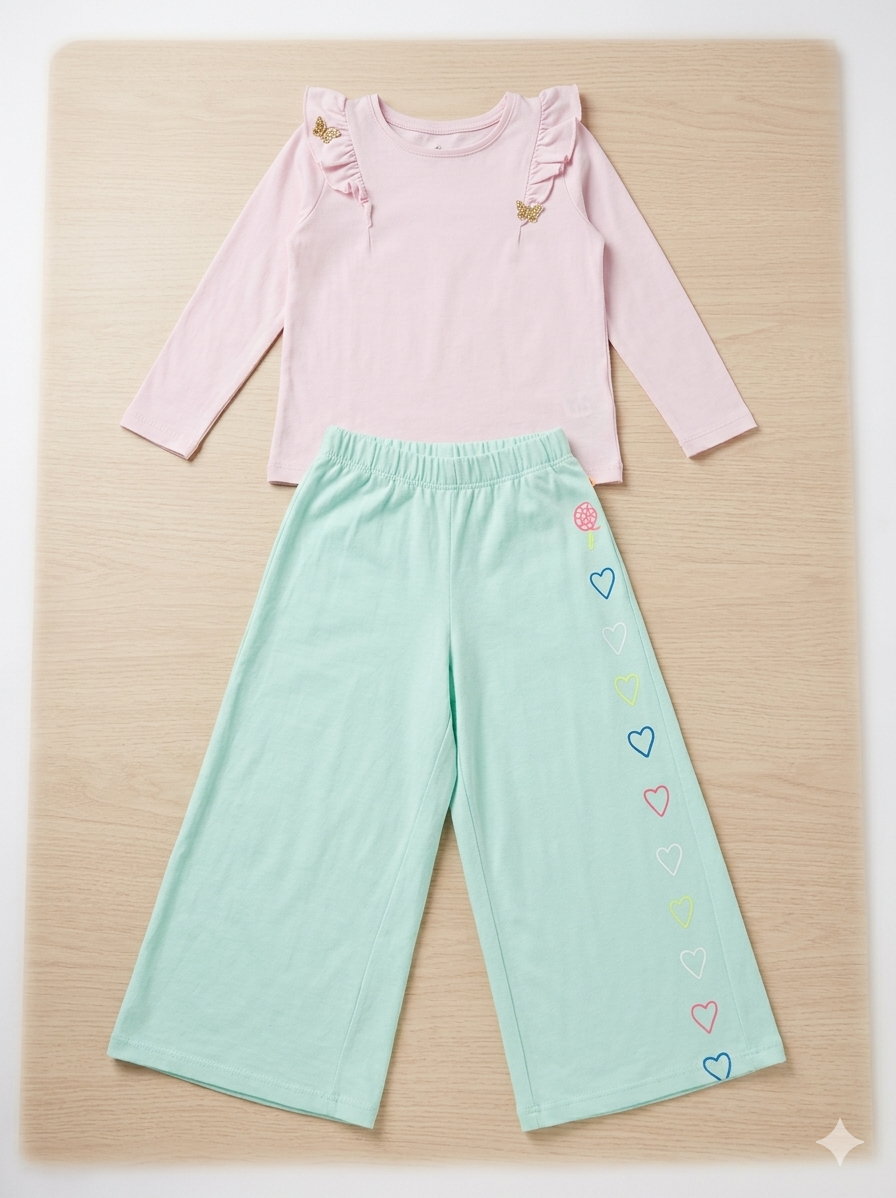 Plazo and Top for 8 to 10 y girls